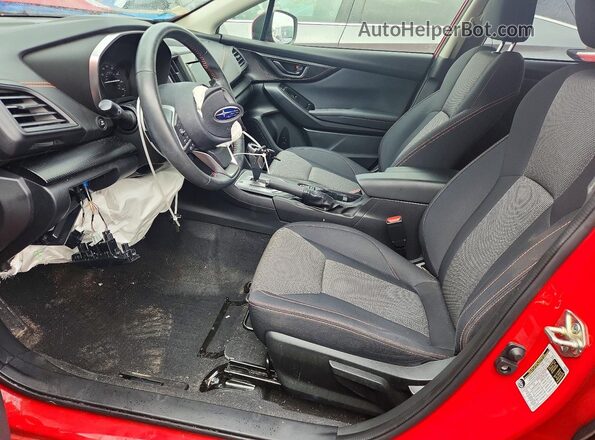 JF2GTAPC4M8305165 2021 SUBARU CROSSTREK Red წინა სალონის ხედი