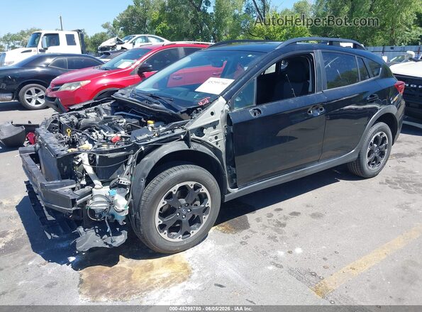 JF2GTAPC6M8362015 2021 SUBARU CROSSTREK Black Передня ліва чверть