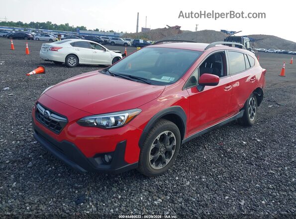 JF2GTAPC6N8274986 2022 SUBARU CROSSTREK Red Передня ліва чверть
