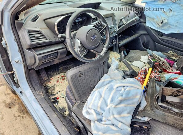 JF2GTAPC7L8244540 2020 SUBARU CROSSTREK Blue Вид панелі приладів