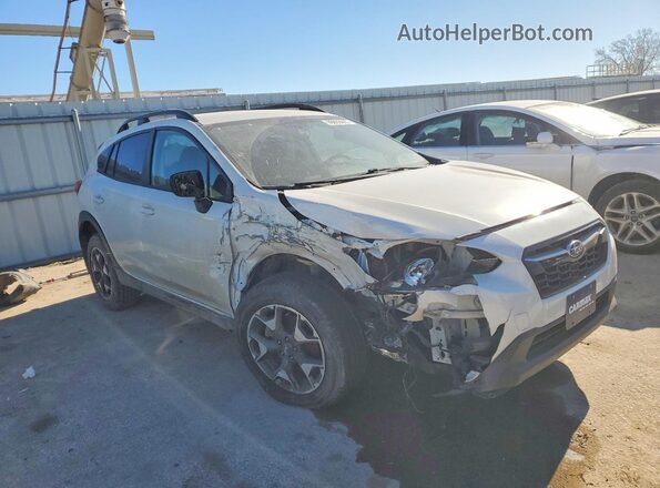 JF2GTAPC8L8202961 2020 SUBARU CROSSTREK Silver Передня права чверть