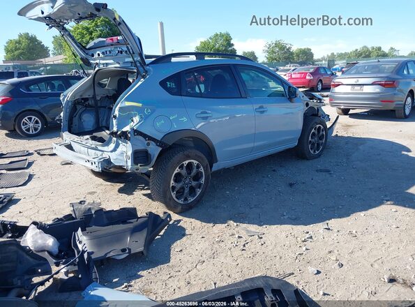 JF2GTAPC8N8239320 2022 SUBARU CROSSTREK Teal უკანა მარჯვენა