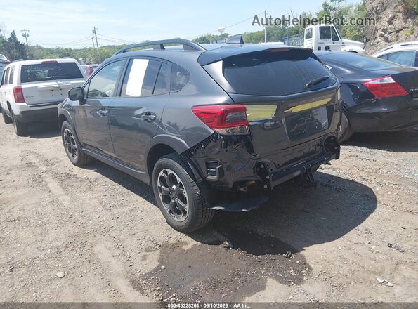 JF2GTAPCXMH353902 2021 SUBARU CROSSTREK Серый Задняя левая четверть