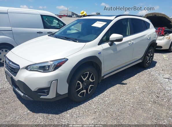 JF2GTDNC4MH361482 2021 SUBARU CROSSTREK Белый Передняя левая четверть