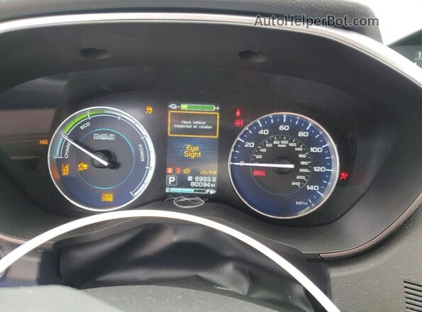 JF2GTDNC8MH365518 2021 SUBARU CROSSTREK Серый Вид щитка приборов