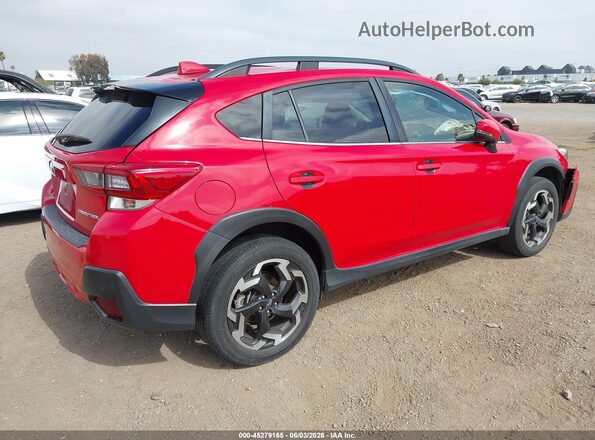 JF2GTHMC1N8236501 2022 SUBARU CROSSTREK Red Tył prawy