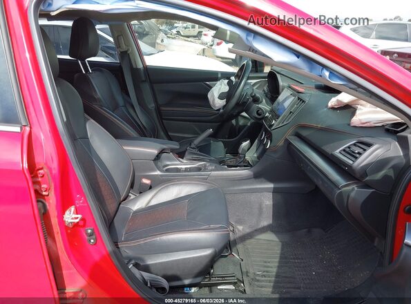 JF2GTHMC1N8236501 2022 SUBARU CROSSTREK Red Widok wnętrza z przodu