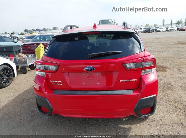 JF2GTHMC1N8236501 2022 SUBARU CROSSTREK Red 