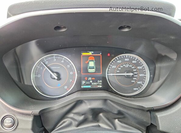 JF2GTHMC1N8249829 2022 SUBARU CROSSTREK Silver Instrument cluster view