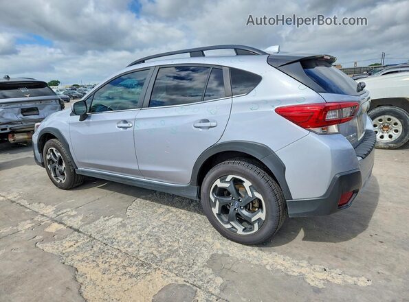 JF2GTHMC1N8249829 2022 SUBARU CROSSTREK Silver Rear left