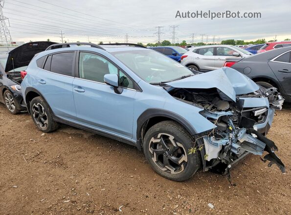 JF2GTHMC2NH262220 2022 SUBARU CROSSTREK Blue Przód prawy
