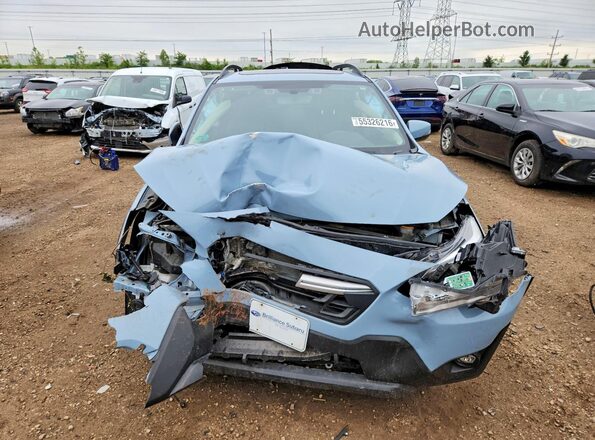 JF2GTHMC2NH262220 2022 SUBARU CROSSTREK Blue Widok z przodu