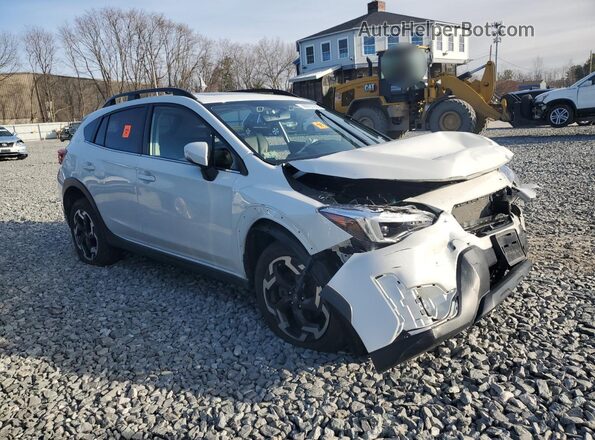 JF2GTHMC3MH346836 2021 SUBARU CROSSTREK Белый Передняя правая четверть