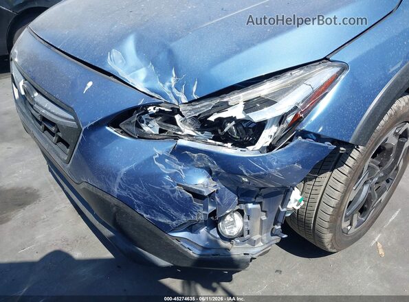 JF2GTHMC3MH346996 2021 SUBARU CROSSTREK Blue Vista frontal