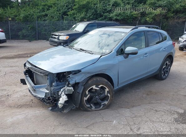 JF2GTHMC3P8252444 2023 SUBARU CROSSTREK Light Blue Передня ліва чверть