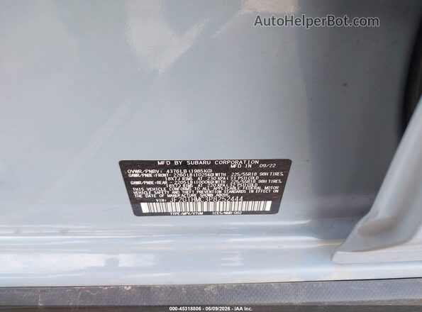 JF2GTHMC3P8252444 2023 SUBARU CROSSTREK Light Blue Вид підкапотного простору