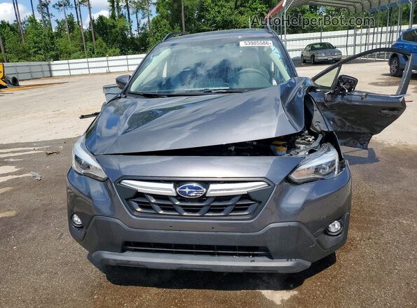JF2GTHMC3P8307376 2023 SUBARU CROSSTREK Gray Widok z przodu