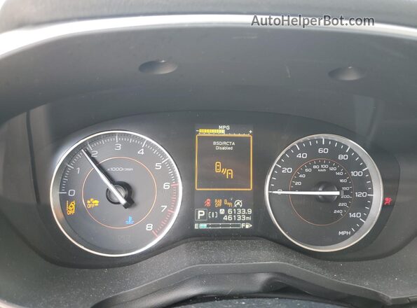 JF2GTHMC7M8341154 2021 SUBARU CROSSTREK Синий Вид щитка приборов