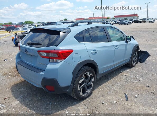 JF2GTHMC7MH203744 2021 SUBARU CROSSTREK Light Blue Задняя правая четверть