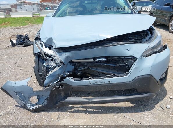JF2GTHMC7MH203744 2021 SUBARU CROSSTREK Light Blue Вид спереди