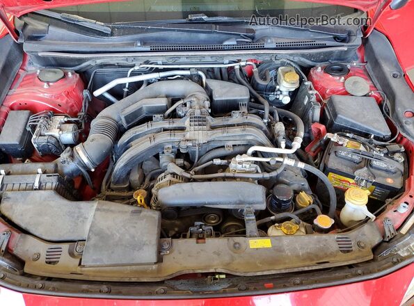 JF2GTHMC7MH305092 2021 SUBARU CROSSTREK Red Շարժիչի բաժամունքի տեսք