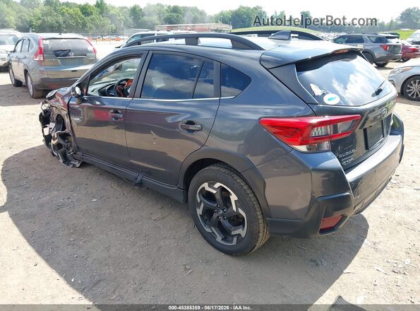 JF2GTHMC8M8259546 2021 SUBARU CROSSTREK Gray Trasero izquierdo