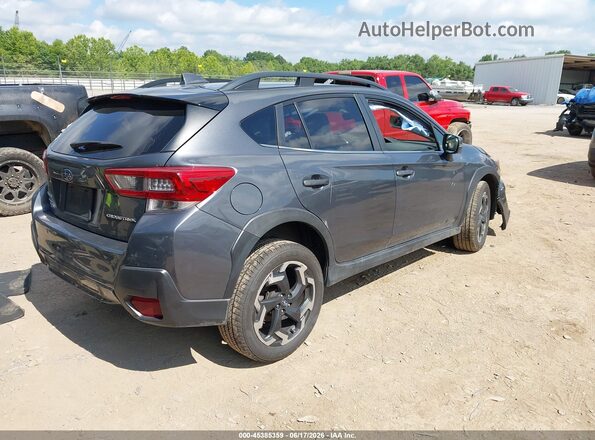 JF2GTHMC8M8259546 2021 SUBARU CROSSTREK Gray Trasero derecho