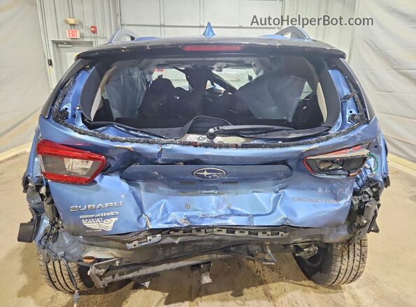JF2GTHMC8MH659784 2021 SUBARU CROSSTREK Blue Rear view
