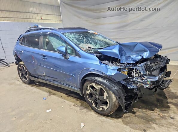 JF2GTHMC8MH659784 2021 SUBARU CROSSTREK Blue Front right