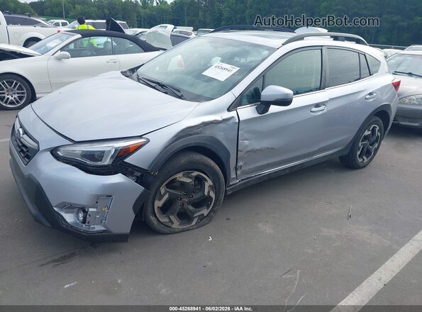 JF2GTHMC8PH306126 2023 SUBARU CROSSTREK Серебряный Передняя левая четверть