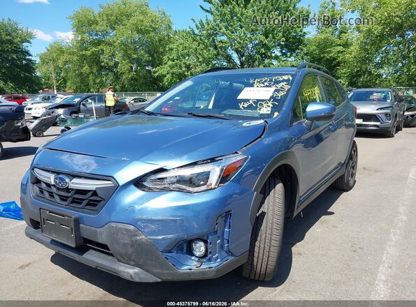 JF2GTHMC8PH307776 2023 SUBARU CROSSTREK Blue Вид спереду