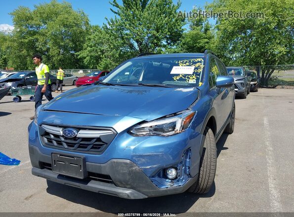 JF2GTHMC8PH307776 2023 SUBARU CROSSTREK Blue Передня ліва чверть