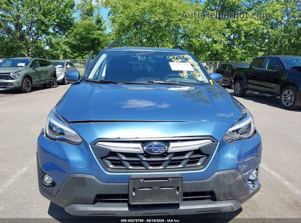 JF2GTHMC8PH307776 2023 SUBARU CROSSTREK Blue Вид щитка приладів