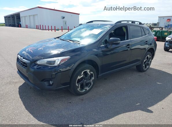 JF2GTHMC9P8292916 2023 SUBARU CROSSTREK Черный Передняя левая четверть