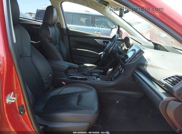 JF2GTHMCXM8327068 2021 SUBARU CROSSTREK Red წინა სალონის ხედი