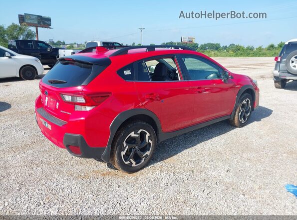 JF2GTHMCXM8327068 2021 SUBARU CROSSTREK Red უკანა მარჯვენა