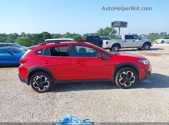 JF2GTHMCXM8327068 2021 SUBARU CROSSTREK Red უკანა სალონის ხედი