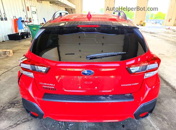 JF2GTHNC2MH299975 2021 SUBARU CROSSTREK Red Հետևի տեսք