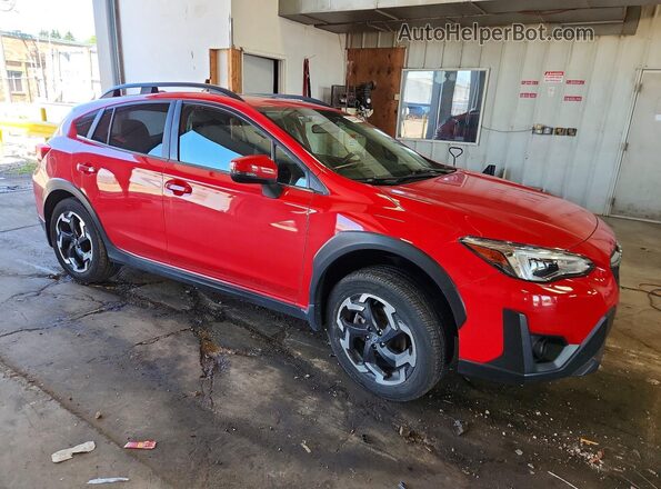 JF2GTHNC2MH299975 2021 SUBARU CROSSTREK Red Առջևի աջ