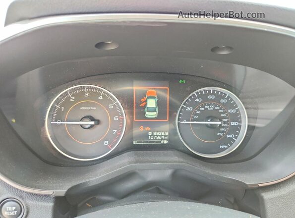 JF2GTHNC2N8202887 2022 SUBARU CROSSTREK Gray Vista del cuadro de instrumentos