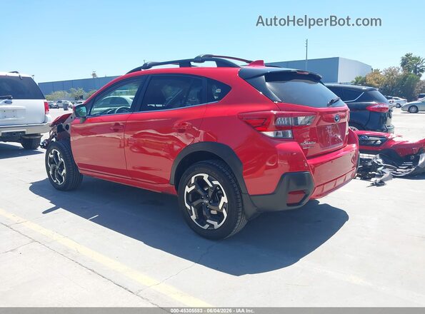 JF2GTHNC2NH281686 2022 SUBARU CROSSTREK Красный Задняя левая четверть