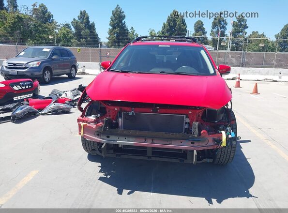 JF2GTHNC2NH281686 2022 SUBARU CROSSTREK Красный Вид задней части салона