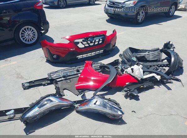JF2GTHNC2NH281686 2022 SUBARU CROSSTREK Красный Вид щитка приборов