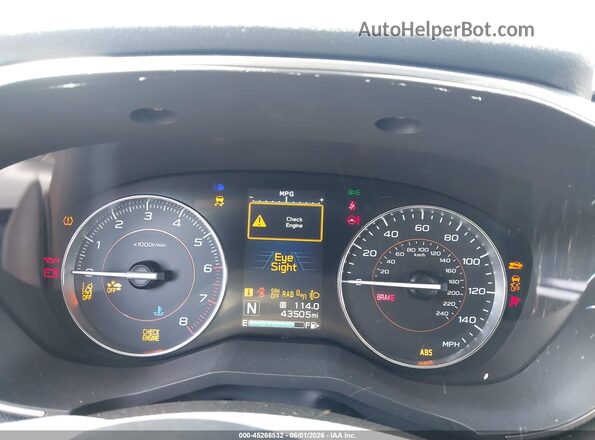 JF2GTHNC4M8276665 2021 SUBARU CROSSTREK Gray Вид задніх сидінь