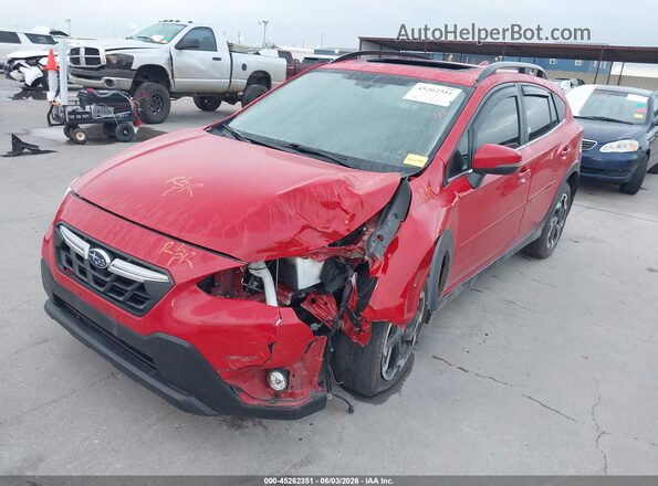 JF2GTHNC4NH221134 2022 SUBARU CROSSTREK Red Front view