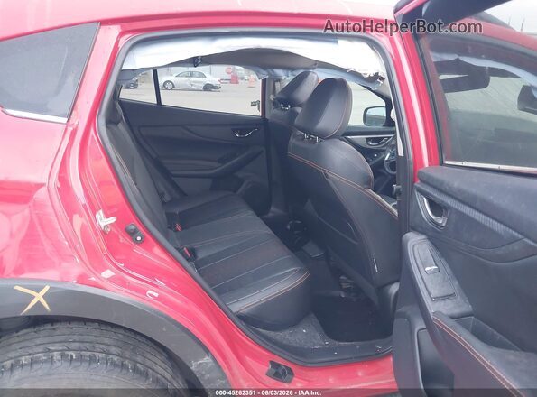 JF2GTHNC4NH221134 2022 SUBARU CROSSTREK Red VIN sticker view