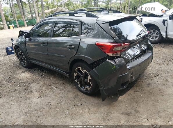JF2GTHNC5M8211307 2021 SUBARU CROSSTREK Gray Trasero izquierdo
