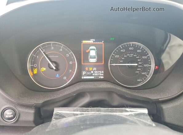 JF2GTHNC8MH683971 2021 SUBARU CROSSTREK Blue Widok zestawu wskaźników
