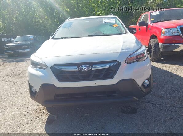 JF2GTHNC8NH258445 2022 SUBARU CROSSTREK White Widok zestawu wskaźników