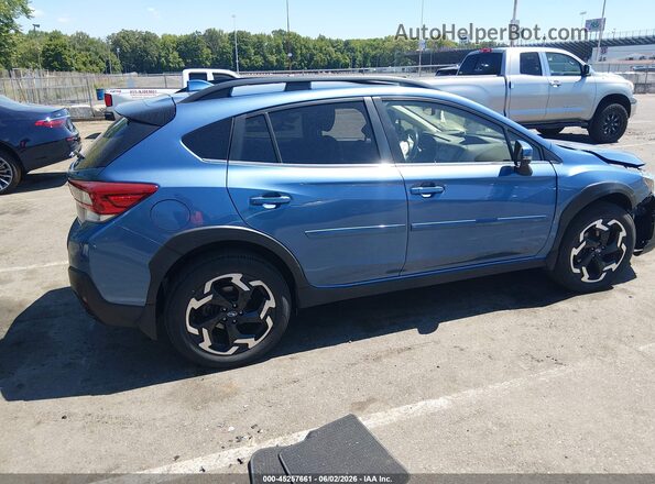 JF2GTHNC8PH222600 2023 SUBARU CROSSTREK Blue Trasero derecho